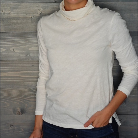 madewell whisper cotton turtleneck